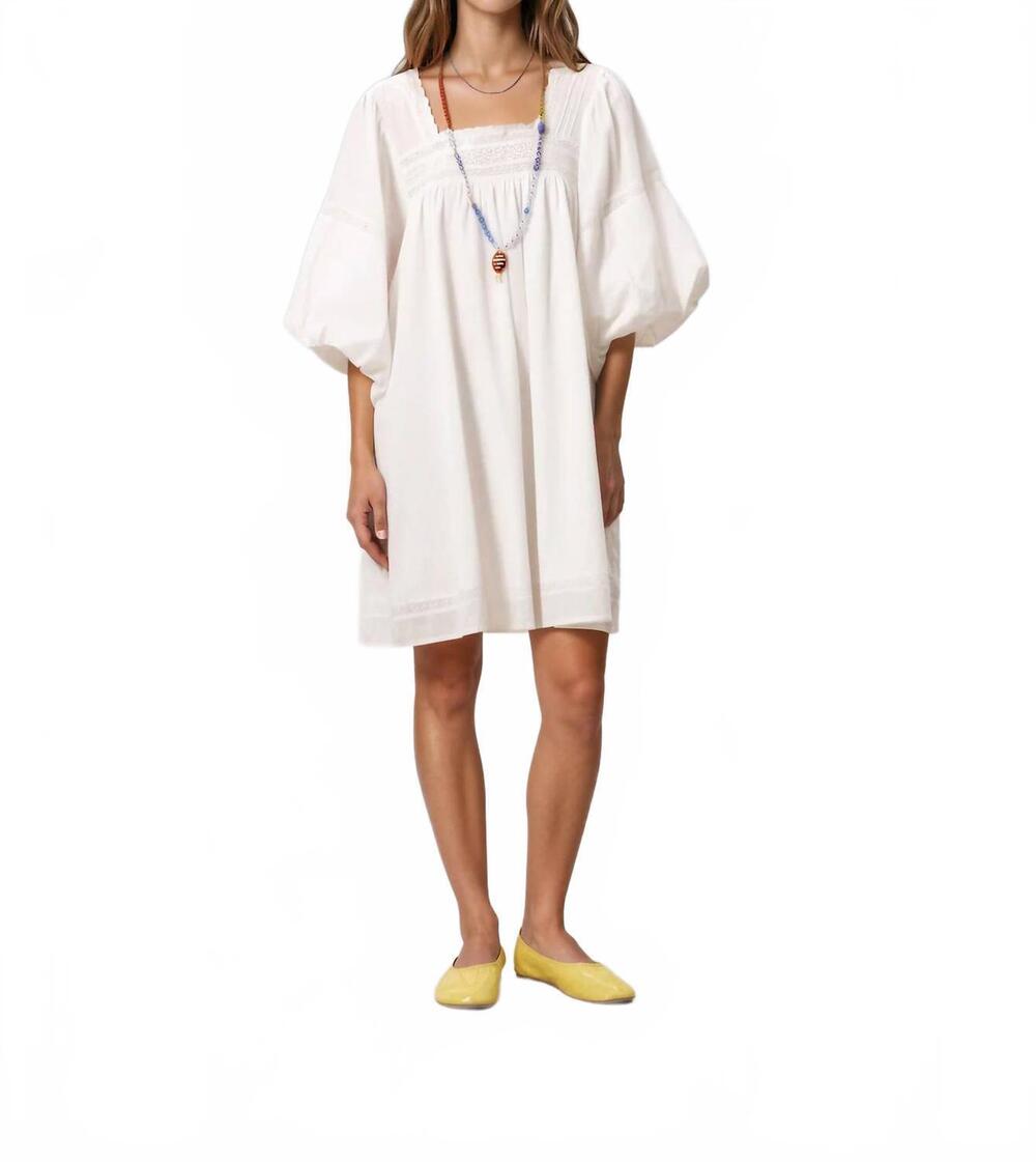 NEW FRNCH lorelei lace dress in cream